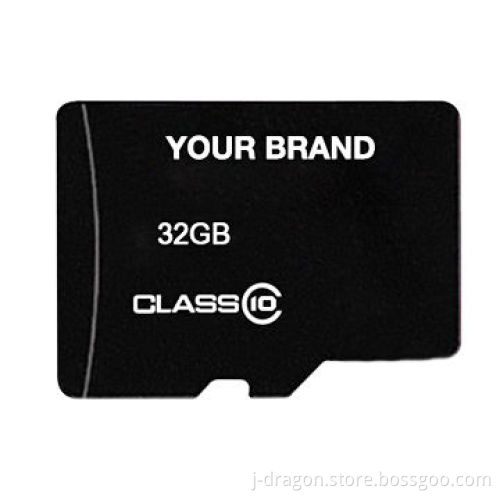 OEM Real and Full Capacity microSD Memory Card, 32GB, Class 10